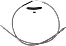 High-Efficiency Stainless Steel Clutch Cable Silver For Harley Davidson FLHC 1750 ABS 2018-2022 - Standard