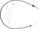 Black Pearl™ Quick Connect Upper Clutch Cable Black For Harley Davidson FLHX 1923 ABS - 114.5 CM