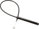 Black Vinyl Top Half Clutch Cable Black / Chrome - 112 CM