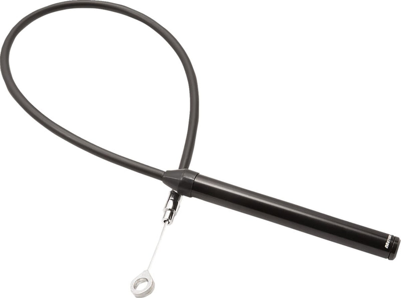 Black Vinyl Top Half Clutch Cable Black - 124.5 CM