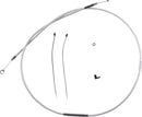 Redesigned Braided Sterling Chromite II Clutch Cable Chrome For Harley Davidson FLHR 1340 1994-1998