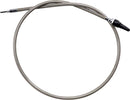 Armor Coat Braided Stainless Steel Speedometer Cable Silver For Harley Davidson FLHT 1340 - 99 CM