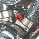 Bottle Cap Choke Cable Knob Chrome For Harley Davidson FLD 1690