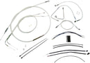 Sterling Chromite II® Designer Handlebar Installation Kit Chrome / Clear-Coated For Harley Davidson FLSTF 1584 ABS - 30.5 CM - 35.5 CM