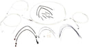 Sterling Chromite II® Designer Handlebar Installation Kit Chrome / Clear-Coated For Harley Davidson XL 1200 C - 35.5 CM - 40.5 CM