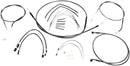 Black Pearl™ Designer Handlebar Installation Kit Black For Harley Davidson XL 1200 C - 35.5 CM - 40.5 CM