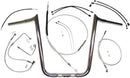 Sterling Chromite II® Designer Handlebar Installation Kit Chrome / Clear-Coated For Harley Davidson FLS 1690 ABS - 30.5 CM - 35.5 CM