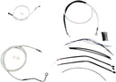 Sterling Chromite II® Upper Handlebar Installation Kit Chrome / Clear-Coated For Harley Davidson FLTRK 1868 ABS - 45.5 CM - 51 CM