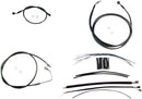 Black Pearl™ Upper Handlebar Installation Kit Black For Harley Davidson FLHT 1750 ABS - 30.5 CM - 35.5 CM
