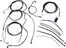 Black Pearl™ Designer Handlebar Installation Kit Black For Harley Davidson FLTRU 1868 ABS - 30.5 CM - 35.5 CM