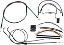 Black Pearl™ Designer Handlebar Installation Kit Black For Harley Davidson FXDLS 1800 ABS - 38 CM - 43 CM