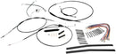 XR Handlebar Installation Kit Black / Chrome For Harley Davidson FLHR 1340 - 38 CM - 43 CM