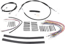 XR Handlebar Installation Kit Black / Chrome For Harley Davidson FLHR 1584 - 30.5 CM - 35.5 CM