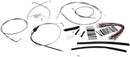 XR Handlebar Installation Kit Chrome / Clear-Coated For Harley Davidson FLHRC 1584 - 30.5 CM - 35.5 CM