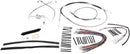 XR Handlebar Installation Kit Chrome / Clear-Coated For Harley Davidson FLHR 1584 ABS - 38 CM - 43 CM