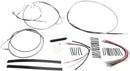 XR Handlebar Installation Kit Chrome / Clear-Coated For Harley Davidson FLHR 1584 - 38 CM - 43 CM