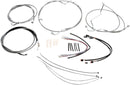 XR Handlebar Installation Kit Chrome / Clear-Coated For Harley Davidson FLHTCU 1690 - 30.5 CM - 35.5 CM