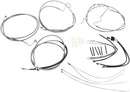 XR Handlebar Installation Kit Chrome / Clear-Coated For Harley Davidson FLHTCU 1690 ABS - 38 CM - 43 CM