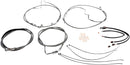 XR Handlebar Installation Kit Chrome / Clear-Coated For Harley Davidson FLHTCU 1690 ABS - 30.5 CM - 35.5 CM