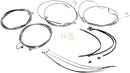 XR Handlebar Installation Kit Chrome / Clear-Coated For Harley Davidson FLTRXS 1868 ABS - 38 CM - 43 CM