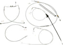 Sterling Chromite II® Designer Handlebar Installation Kit Chrome / Clear-Coated For Harley Davidson FLHRC 1584 - 25.5 CM