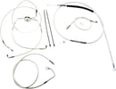 Sterling Chromite II® Designer Handlebar Installation Kit Chrome / Clear-Coated For Harley Davidson FLHR 1584 ABS - 25.5 CM