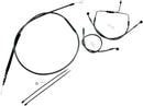 Black Pearl™ Designer Handlebar Installation Kit Black For Harley Davidson FLHR 1584 - 25.5 CM