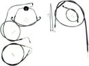 Black Pearl™ Designer Handlebar Installation Kit Black For Harley Davidson FLHR 1584 ABS - 25.5 CM