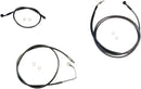 Black Pearl Upper Handlebar Installation Kit Black For Harley Davidson FLHTCU 1690 ABS 2014-2015