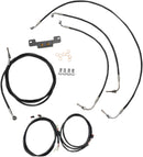 Complete Plug-and-Play Cable Kit Black / Clear-Coated / Natural For Harley Davidson FLHTKL 1868 ABS - 30.5 CM - 35.5 CM