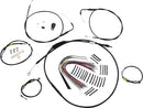 Control Kit For Early Touring Bikes With Bagger Bar Handlebars Black For Harley Davidson FLHT 1450 2000-2005 - 15 Inch