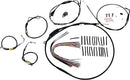 Control Kit For Early Touring Bikes With Bagger Bar Handlebars Black - 13 Inch