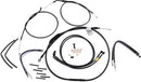 Jail Bar Cable Kit For Harley Davidson FXDF 1690 2012-2017 - 14 Inch