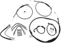 Handlebar Cable & Brake Line Kit For Wide Glide Gorilla Handlebars - 14 Inch