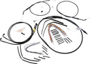 Complete Black Vinyl 12 Inch Handlebar Cable Kit For Harley Davidson FXDF 1584 2008-2011