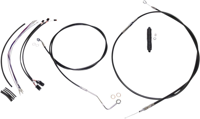 XR Handlebar Installation Kit Black / Chrome For Harley Davidson FLHR 1690 ABS - 30.5 CM - 35.5 CM