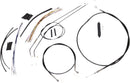 XR Handlebar Installation Kit Black / Chrome For Harley Davidson XL 1200 L - 25.5 CM - 30.5 CM