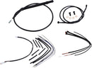 Black Vinyl Jail Bar Cable Kit For 14" Handlebars For Harley Davidson FXBB 1750 ABS 2018-2020