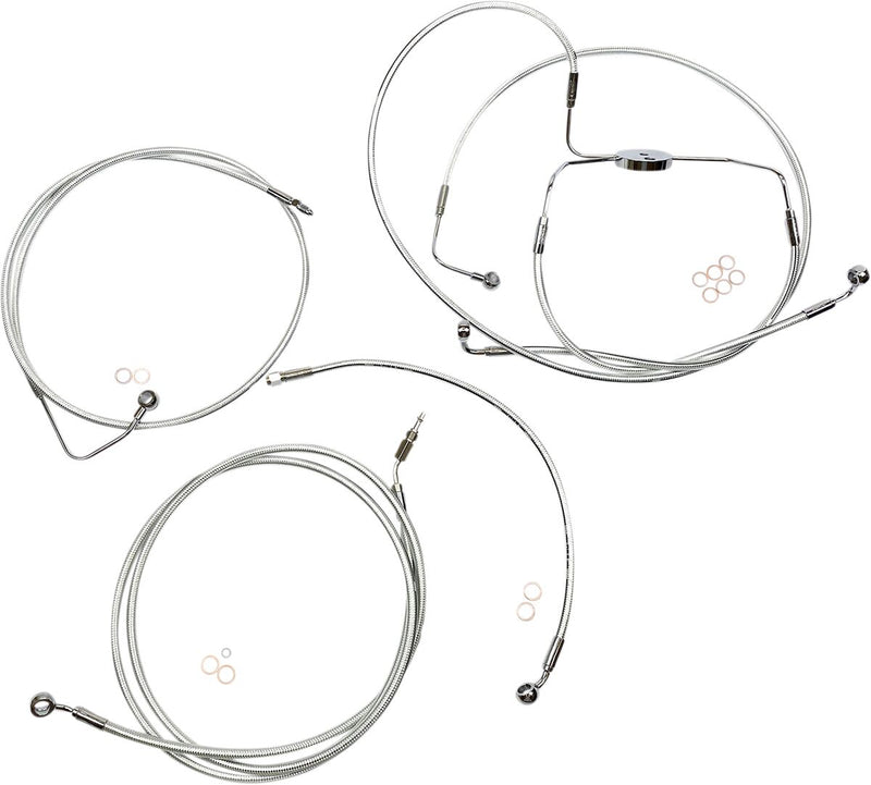 Sterling Chromite II® Designer Handlebar Installation Kit Chrome / Clear-Coated For Harley Davidson FLHRSE4 1800 ABS - 25.5 CM