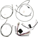 XR Handlebar Installation Kit Chrome / Clear-Coated For Harley Davidson FLHRSE4 1800 ABS - 38 CM - 43 CM