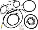 Complete Plug-and-Play Cable Kit Black / Clear-Coated / Natural For Harley Davidson FLHT 1750 - 38 CM - 43 CM
