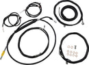 Complete Plug-and-Play Cable Kit Black / Clear-Coated / Natural For Harley Davidson FLHT 1750 - 45.5 CM - 51 CM