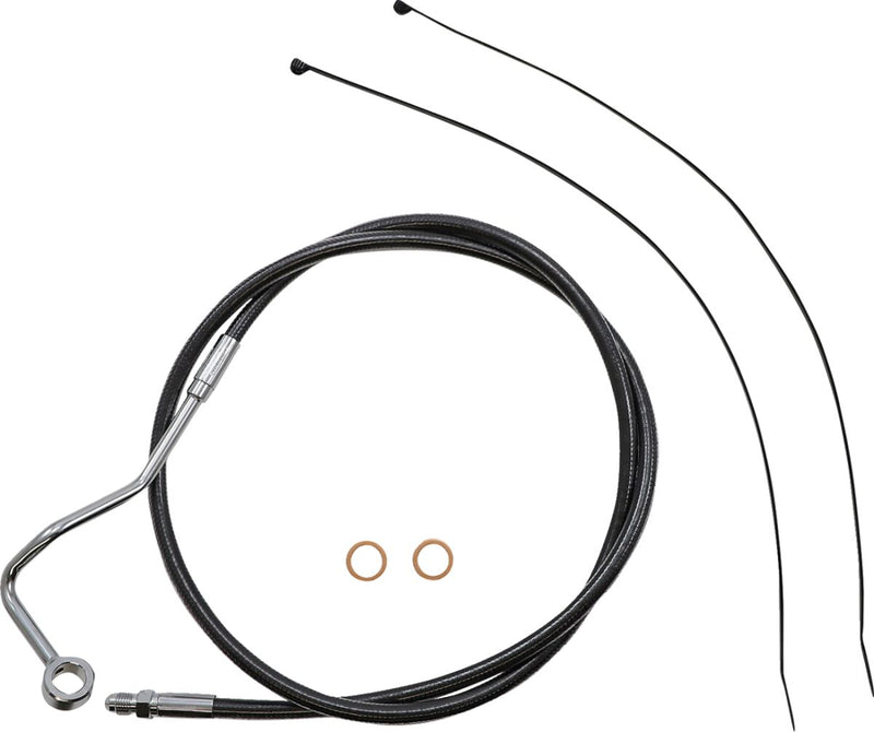 Black Pearl™ Designer Handlebar Installation Kit Black For Harley Davidson FLHR 1750 ABS 2022 - 45.5 CM - 51 CM