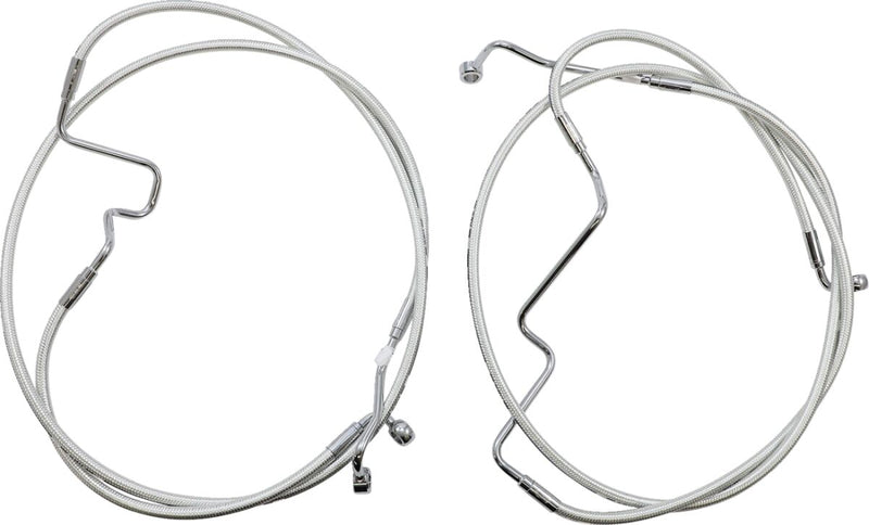 Sterling Chromite II® Designer Handlebar Installation Kit Chrome / Clear-Coated For Harley Davidson FLHR 1750 ABS 2021 - 30.5 CM - 35.5 CM