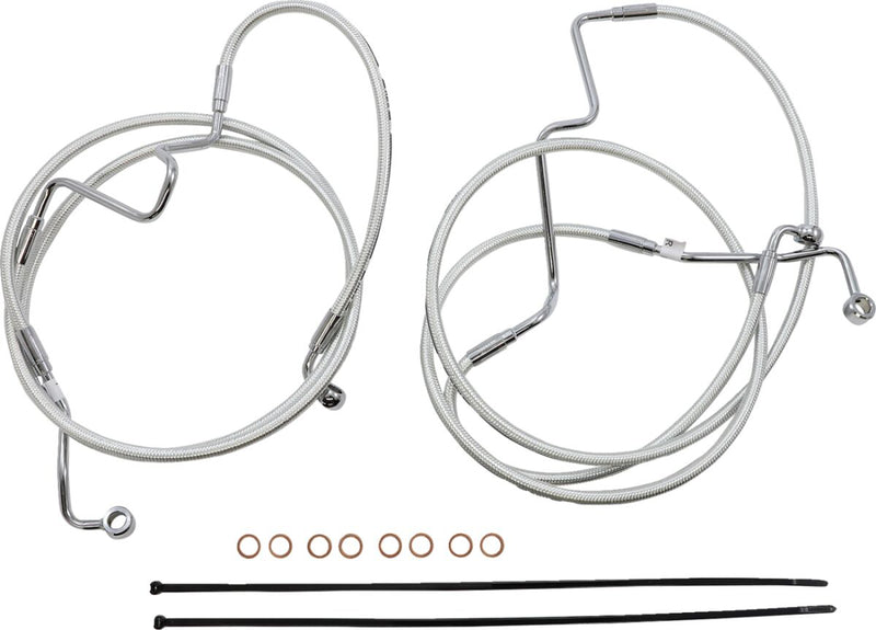 Sterling Chromite II® Designer Handlebar Installation Kit Chrome / Clear-Coated For Harley Davidson FLTRXS 1868 ABS - 45.5 CM - 51 CM