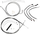 XR Handlebar Installation Kit Chrome / Clear-Coated For Harley Davidson FLTRX 1750 ABS - 30.5 CM - 35.5 CM
