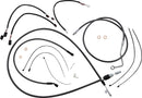 Black Pearl™ Designer Handlebar Installation Kit Black For Harley Davidson FLHR 1750 ABS 2022 - 30.5 CM - 35.5 CM