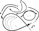 Black Pearl™ Designer Handlebar Installation Kit Black For Harley Davidson FXFB 1750 ABS - 30.5 CM - 35.5 CM