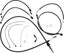 Black Pearl™ Designer Handlebar Installation Kit Black For Harley Davidson FXFB 1750 ABS - 38 CM - 43 CM