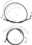 Black Pearl™ Designer Handlebar Installation Kit Black For Harley Davidson FLH 1868 ABS - 25.5 CM